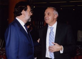 D&iacute;ez, co l&iacute;der do PP espa&ntilde;ol, Mariano Rajoy
