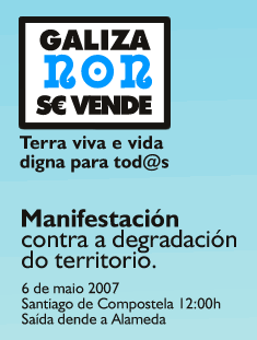 Cartaz da manifestaci&oacute;n