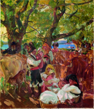 "Galicia. La romer&iacute;a", 1915, Hispanic Society of America, Nova York
