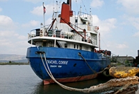 O barco irland&eacute;s 'Rachel Corrie'