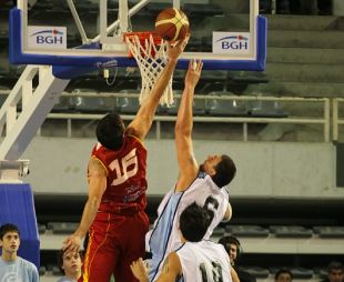 Unha imaxe do partido da selecci&oacute;n espa&ntilde;ola e a arxentina