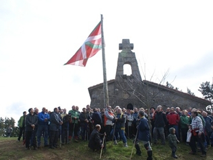 Militantes do PNV celebraron actos en montes vascos este s&aacute;bado pola tarde