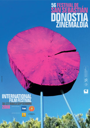 Cartaz da edici&oacute;n 2008 do Festival de Donosti