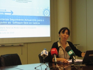 A secretaria xeral de Modernizaci&oacute;n, Mar Pereira