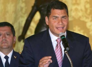 Rafael Correa acusou a Colombia de frustrar a liberaci&oacute;n de Betancourt