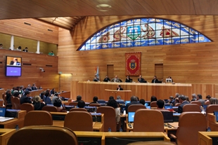 Arias dixo que empregar&iacute;a o galego "por deferencia" aos nacionalistas. F&iacute;xoo durante s&oacute; d&uacute;as frases