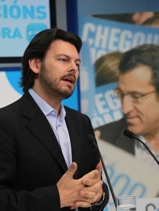 Rodr&iacute;guez Miranda, portavoz do PPdeG, nunha imaxe de arquivo