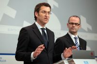 Feijoo e V&aacute;zquez, na presentaci&oacute;n