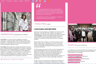 P&aacute;xina persoal de Laura S&ntilde;anchez Pi&ntilde;&oacute;n