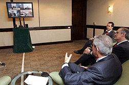 Touri&ntilde;o inaugurou por medio dunha videoconferencia a &lsquo;Ponte Tecnol&oacute;xica con Iberoam&eacute;rica'