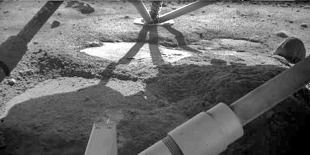 P&eacute;s da sonda Phoenix, en Marte / NASA