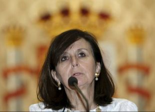 A presidenta do TC, Mar&iacute;a Emilia Casas