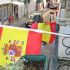 Un milleiro de bandeiras espa&ntilde;olas en Valen&ccedil;a para agradecer os servizos sanitarios en Tui