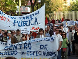 Concentraci&oacute;n por unha sanidade p&uacute;blica