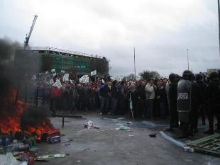 &Uacute;ltima manifestaci&oacute;n gandeira perante Leite R&iacute;o
