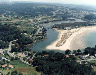 Vista da Praia Grande de Mi&ntilde;o/Imaxe: Ministerio de Medio Ambiente
