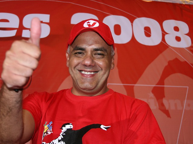 Jorge Rodr&iacute;guez, alcalde do Municipio Libertador (Caracas) do PSUV
