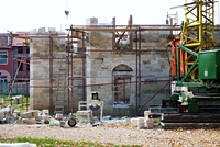 Obras de reconstruci&oacute;n da mesquita