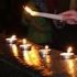 Concentraci&oacute;n na Praza do Toural, en Compostela, o 30 de Nadal / Foto: Xan Muras