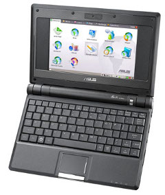 O Asus EEE foi dos primeiros modelos de miniport&aacute;til en popularizarse