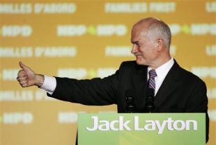Jack Layton, l&iacute;der do NPD