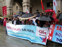 Manifestaci&oacute;n da CIG en Ourense