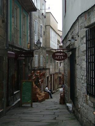 R&uacute;a dos vi&ntilde;os, en Vigo