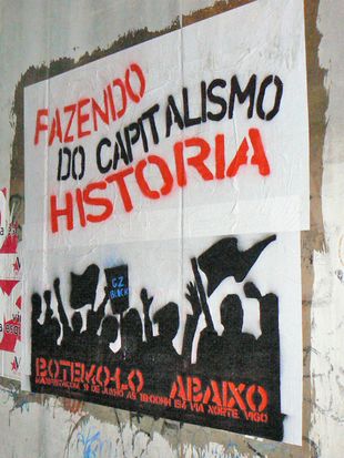Cartel chamando &aacute; mobilizaci&oacute;n en Vigo / Foto: CIG