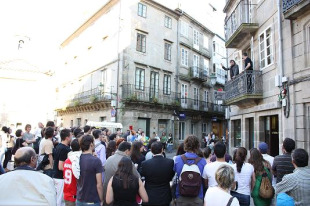 Presentaci&oacute;n do &uacute;ltimo libro de Alberto Ramos, en Compostela
