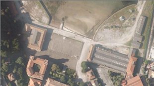 Vista a&eacute;rea da zona que ocupar&aacute; a Cidade do Mar / Google Maps