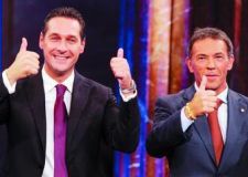 Strache (FP&Ouml;) e Haider (BZ&Ouml;),este domingo