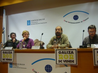 A. Carrodeguas, Mabel Rivera, Xos&eacute; Reigosa e Tino Quintela