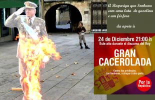 Outro lector faise eco da convocatoria dunha cazolada antimon&aacute;rquica