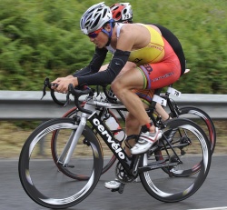 G&oacute;mez Noya durante a carreira