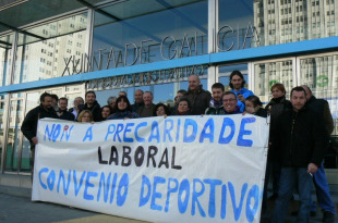 Os traballadores das instalaci&oacute;ns deportivas levan 19 d&iacute;as en folga