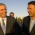 O presidente da Xunta en compa&ntilde;&iacute;a de Telmo Mart&iacute;n, ex alcalde de Sanxenxo