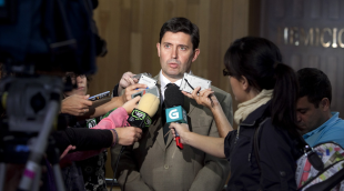 O conselleiro de Medio Rural, Samuel Ju&aacute;rez