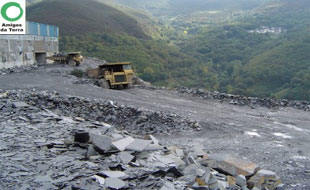 Explotaci&oacute;n mineira no Courel / Foto: Amigos da Terra