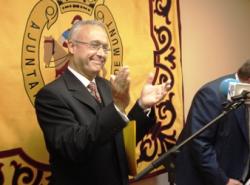 O alcalde de Arenys de Munt, Carles M&oacute;ra i Tuxans