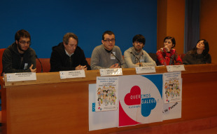 Queremos Galego presentou o material co que chama a participar na manifestaci&oacute;n