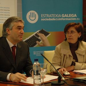 O conselleiro de Innovaci&oacute;n na presentaci&oacute;n / Foto: Manuel Vilas