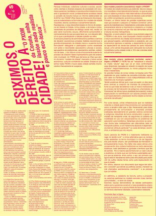 O manifesto 'Polo Dereito &aacute; Cidade' p&oacute;dese descargar do blog dereitoacidade.blogaliza.org