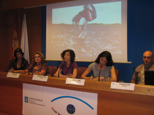 De equerda a dereita: Laura L&oacute;pez, Eva Alonso, Estrela L&oacute;pez, Judith Sing e Carlos Puga