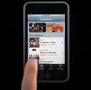 A pantalla t&aacute;ctil &eacute; unha das novidades do iPod Touch