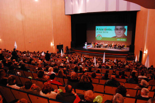 Imaxes da presentaci&oacute;n da candidatura de Xo&aacute;n Gato, hai unhas semanas