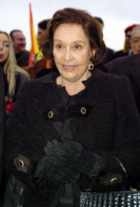 Carmen Franco, filla do ditador espa&ntilde;ol Francisco Franco