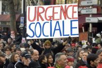 Primeira gran mobilizaci&oacute;n para Sarkozy