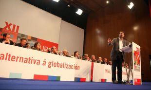 O voceiro do BNG durante a s&uacute;a intervenci&oacute;n no congreso da UPG