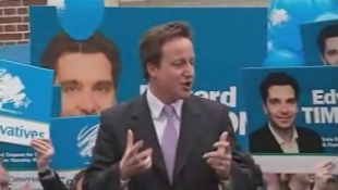 David Cameron, l&iacute;der do Partido Conservador