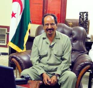 O l&iacute;der saharau&iacute;, Mohamed Abdelaziz